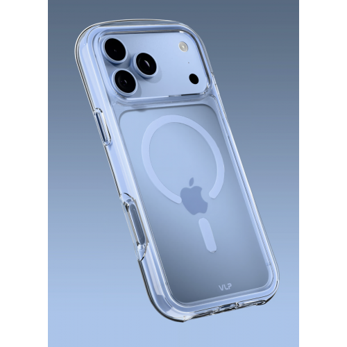Чехол защитный VLP Bubble Case для iPhone 18 Pro, голубой